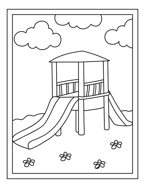 Free Printable Playground Coloring Pages